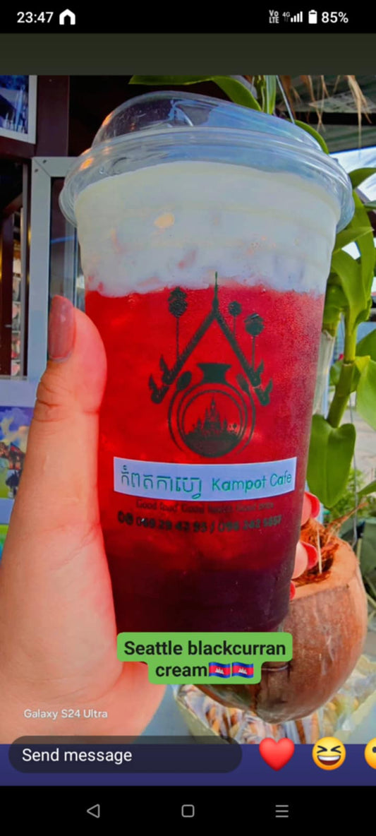 Seattle black currant cream